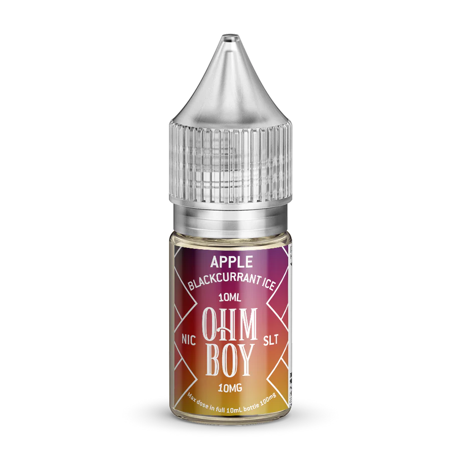  Apple Blackcurrant Ice Nic Salt E-Liquid by Ohm Boy 10ml  